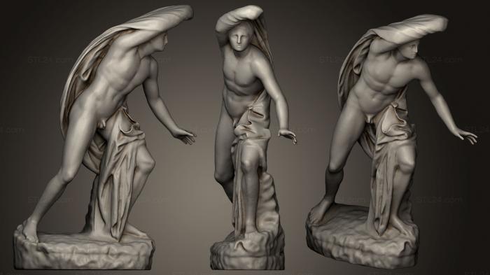 Statues antique and historical (Niobid 2, STKA_1227) 3D models for cnc